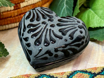 Hand Painted Mexican Clay Jewelry Box