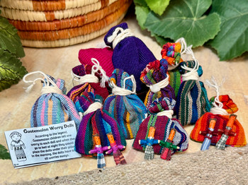 Assorted Worry Dolls in Bag