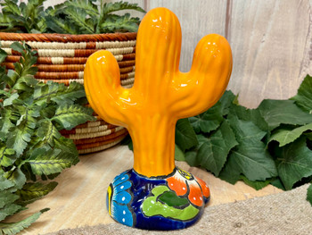 Southwestern Talavera Cactus
