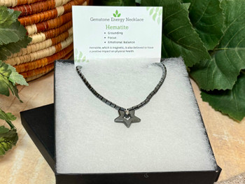 Hematite Necklace -Star