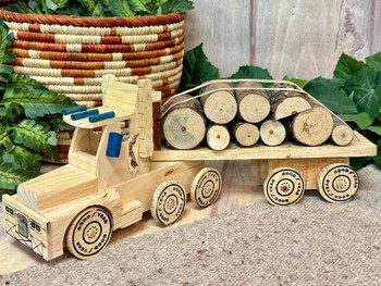 Handcrafted Log Truck