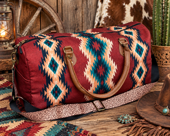 Native Style Canvas Duffle Bag