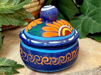 Mexican Clay Jewelry Box