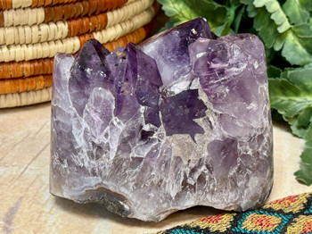 Amethyst Crystal Rock Formation