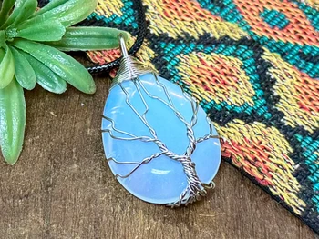 Tree of Life Pendant -Opalite