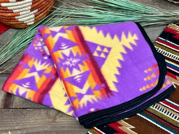 Southwestern Fleece Lodge Blanket