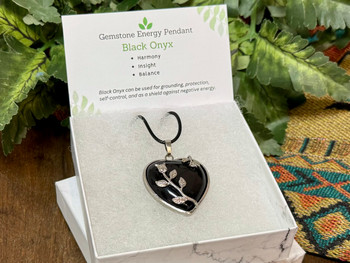 Black Onyx Pendant Necklace