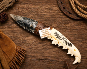 Navajo Coyote Jawbone Knife