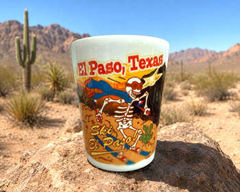 Souvenir Shot Glass- Ski El Paso