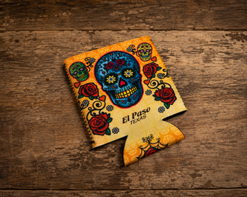Sugar Skull Can Coozie