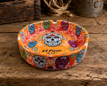 Sugar Skull Souvenir Ash Tray