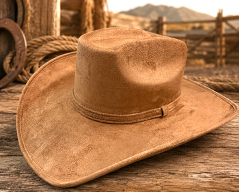 Western Cowboy Hat -Saddle Tan
