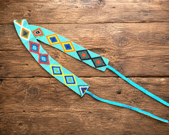 Western Seed Bead Hat Bands