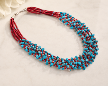 Navajo beaded necklace