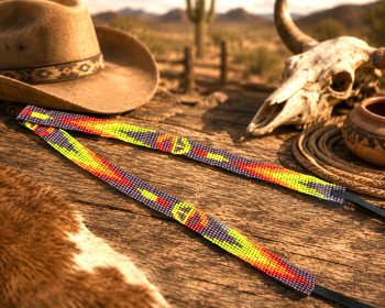 Western Seed Bead Hat Bands