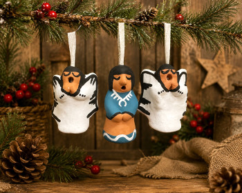 Navajo Handcrafted Ornament Set