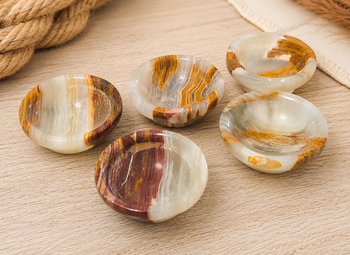 Carved Onyx Dishes