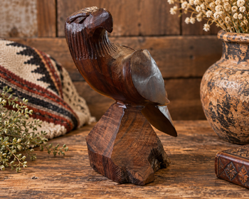 Hand Carved Ironwood Eagle