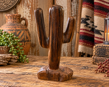 Hand Carved Ironwood Saguuaro Cactus