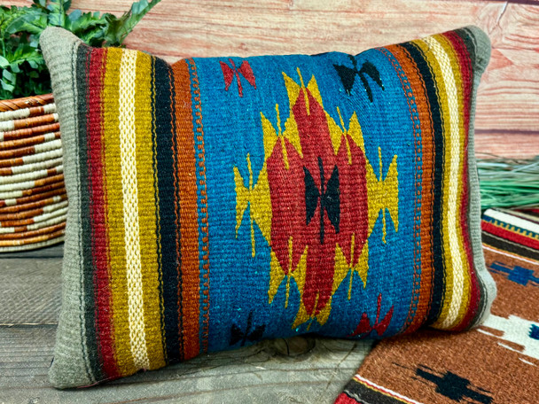 Zapotec Handwoven Wool Pillow