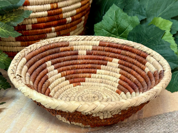 Pueblo Style Saucer Basket