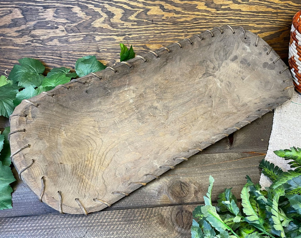 Rustic Laced Log Bowl