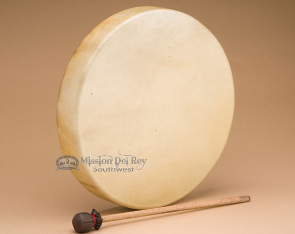 Stretched Deer Hide Cherokee Drum