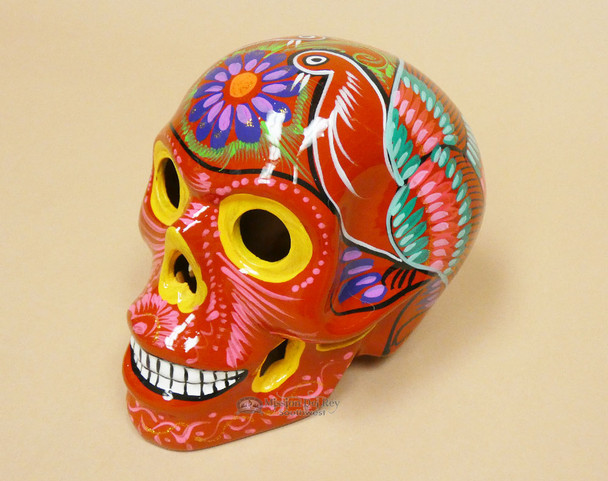 Hand Painted Day of the Dead Skull