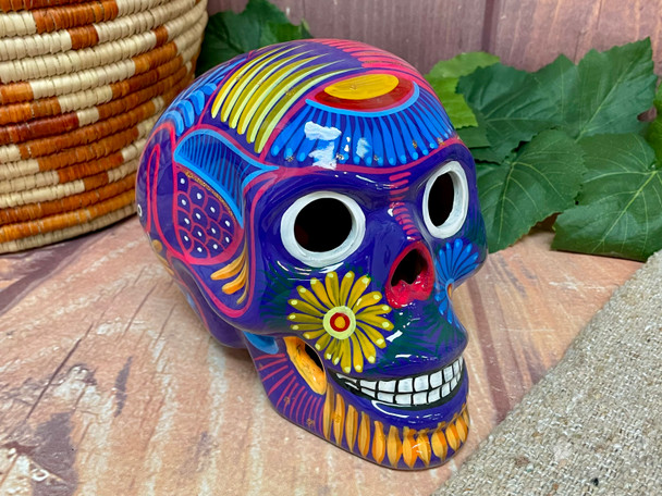 Hand Painted Mexican Skull
