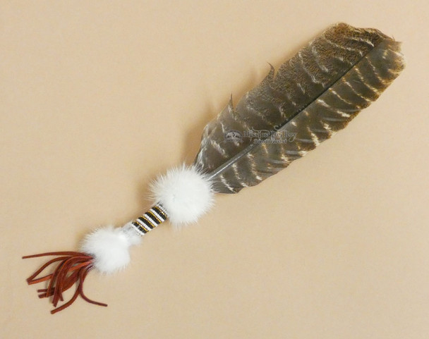 Single Feather Prayer Fan -Navajo