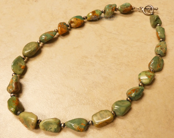 Native American Navajo Turquoise Necklace 17