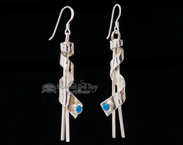 Native American Silver Earrings -Navajo