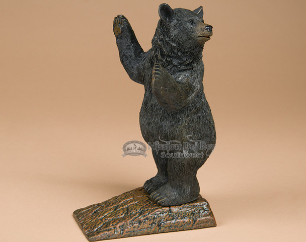 Rustic Door Stop -Black Bear