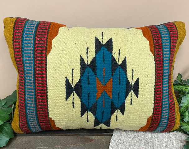 Handwoven Zapotec Wool Pillow