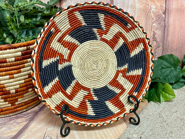 Indian Style Hand Coiled Basket