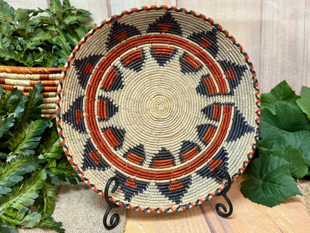 Indian Style Hand Coiled Basket