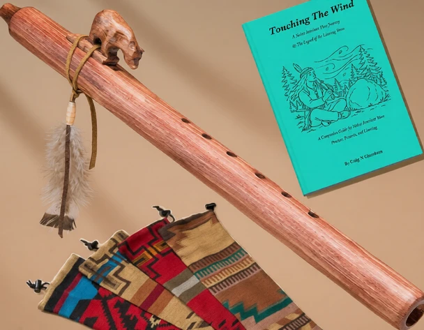 Native American Flute -Walnut Bear