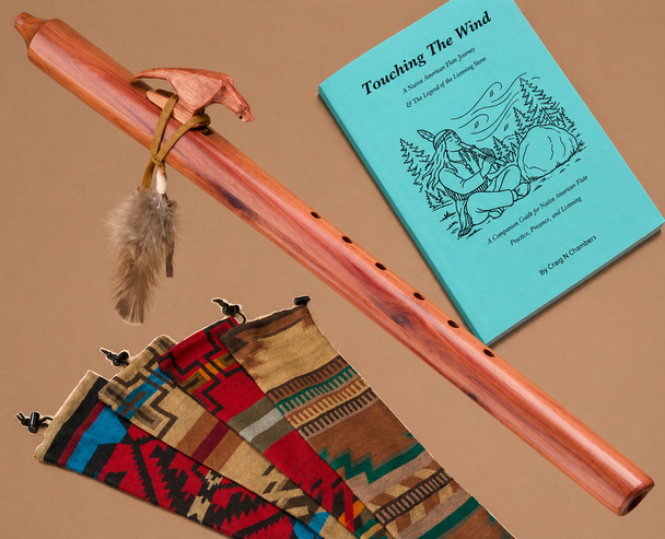 Native American Cedar Flute Eagle
