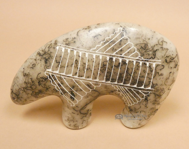 Large Horsehair Etched - Bear