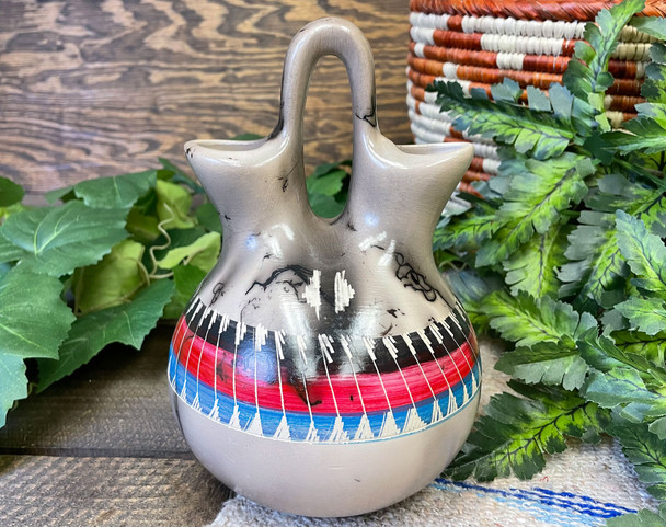 Navajo Horsehair Wedding Vase