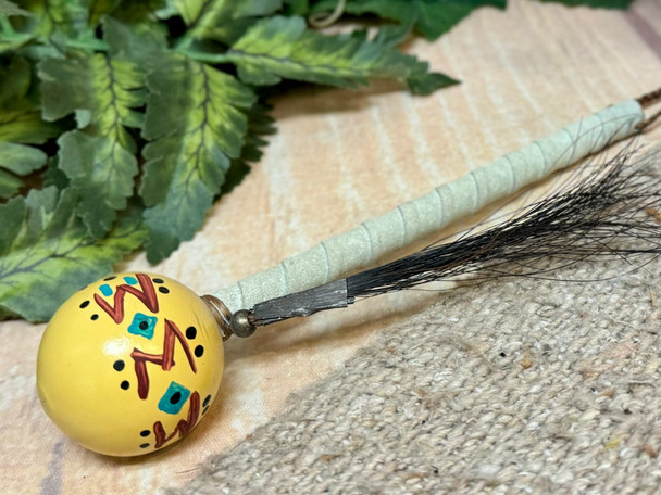 Hand Painted Navajo Ball Rattle
