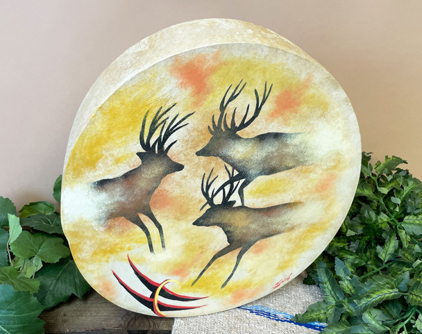 Hand Painted Tarahumara Drum