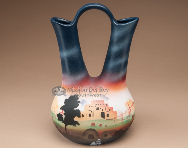 Southwestern Navajo Wedding Vase 11" -Pueblo (187)