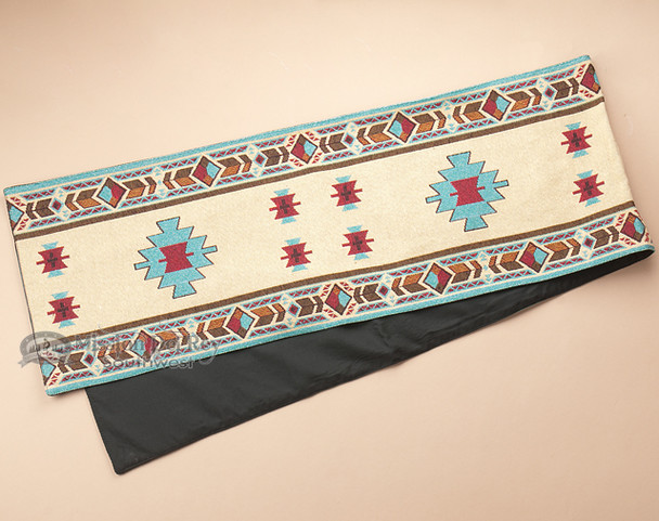 Southwest tapestry quality woven table runner. (Hopi)