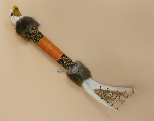 Native American Creek Talking Stick 21" -Eagle