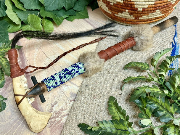 Creek Deer Jawbone Tomahawk