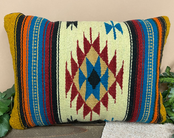 Zapotec Handwoven Wool Pillow