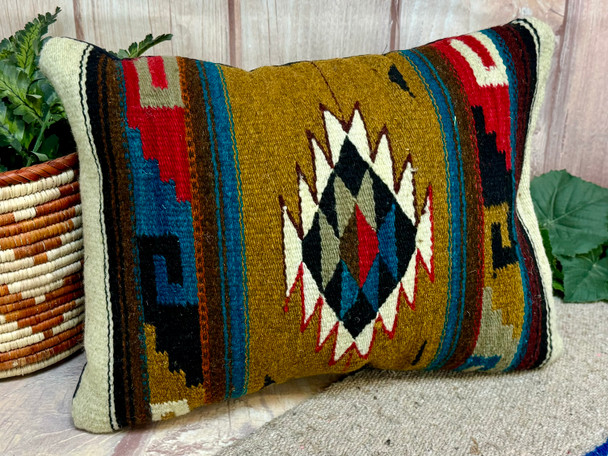 Zapotec Handwoven Wool Pillow