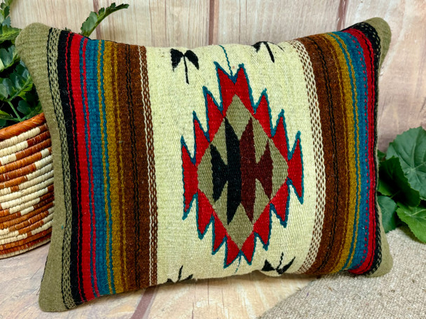 Zapotec Hand Woven Wool Pillow