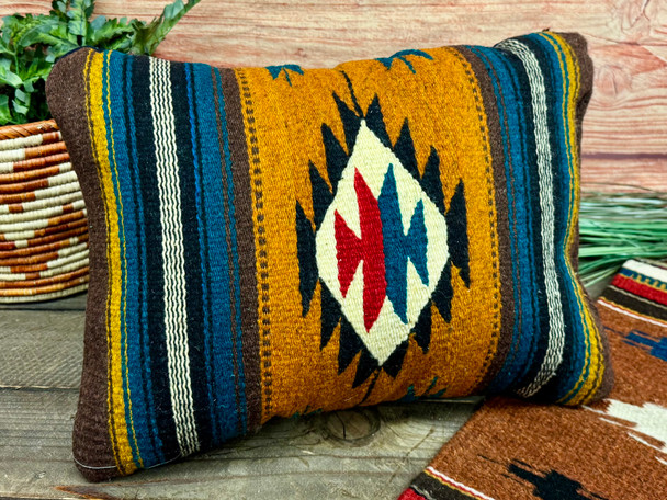 Zapotec Indian Wool Pillow